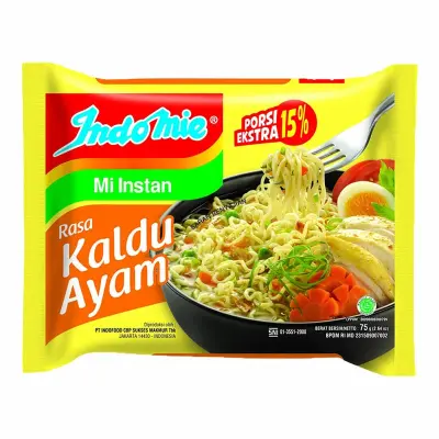 INDOMIE MIE INSTANT KALDU AYAM PCK 75g