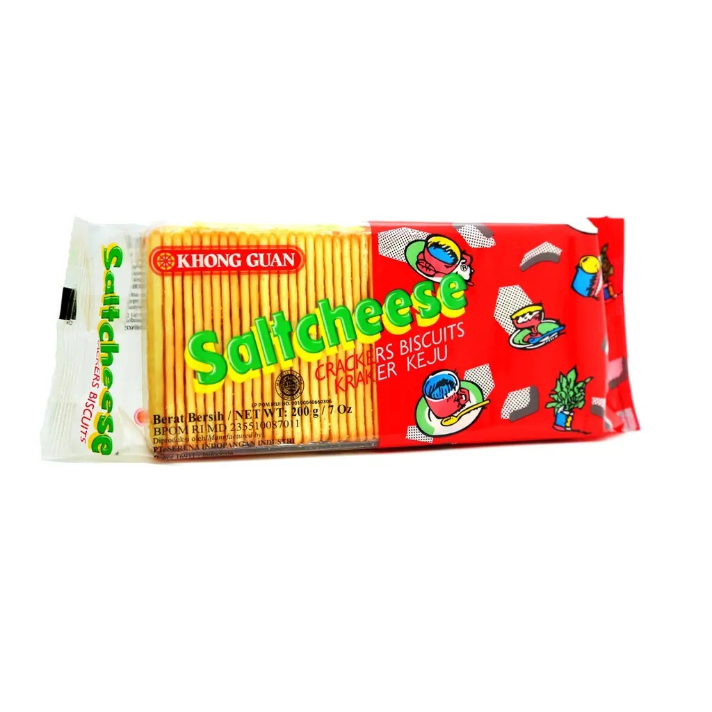 KHONG GUAN CRACKERS SALTCHEESE REGULAR PCK 200g