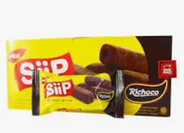 NABATI SIIP SNACK STICK COKLAT PCK 5/4g