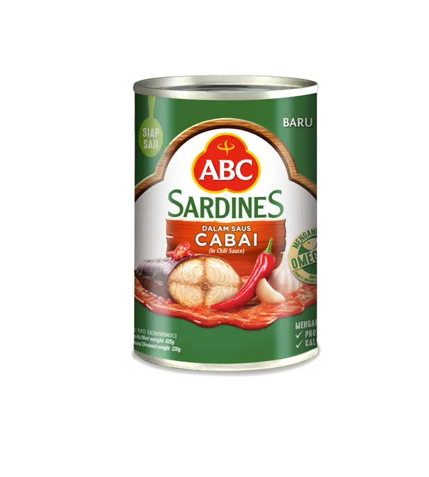 ABC SARDINES CHILI KLG 425g 