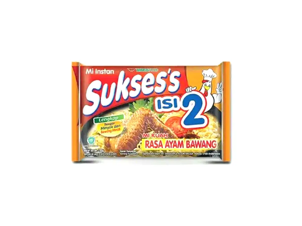 SUKSES'S MIE INSTANT KUAH ISI 2 AYAM BAWANG PCK 112g