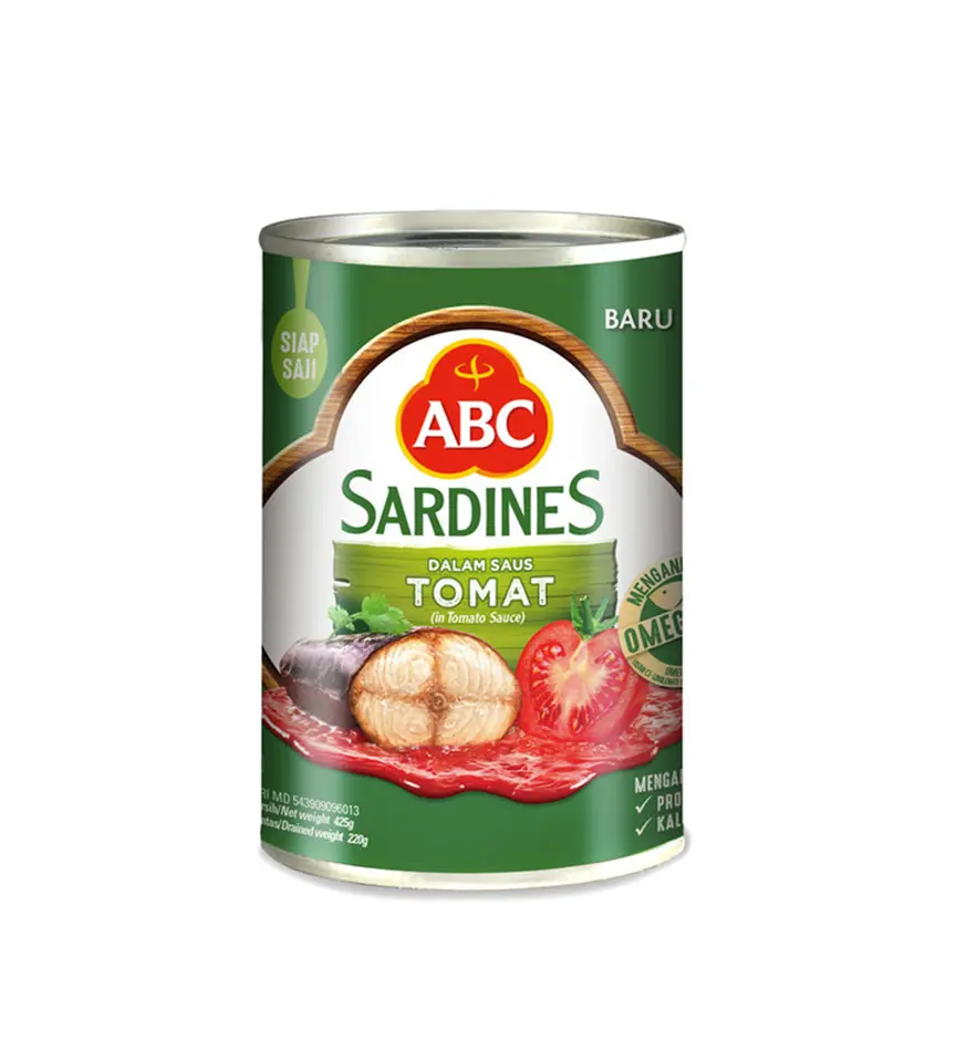 ABC SARDINES TOMAT KLG 425g