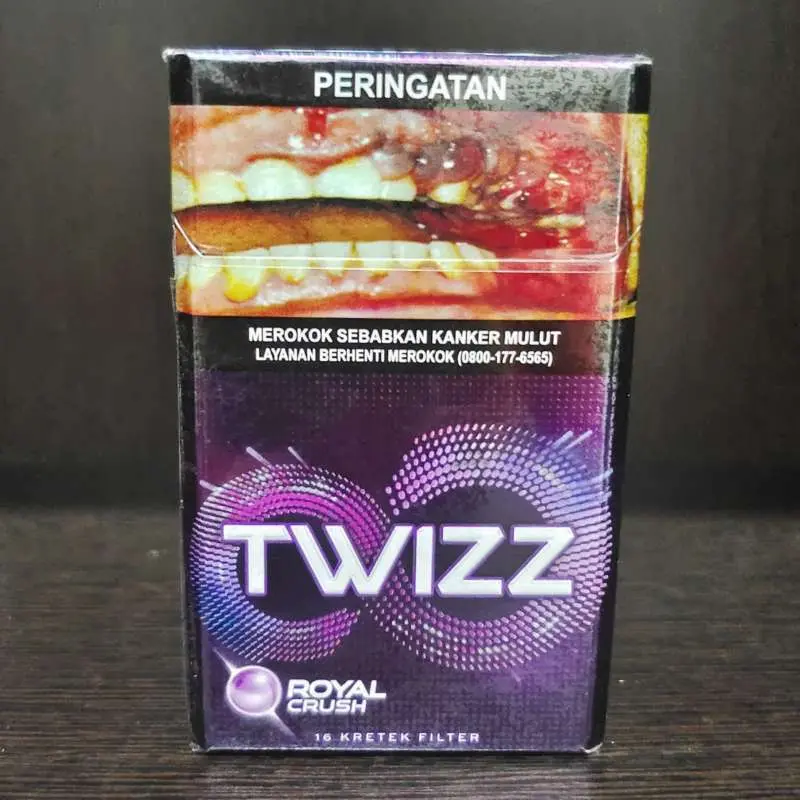 TWIZZ ROKOK FILTER ROYAL CRUSH BKS 16'S