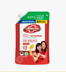 LIFEBUOY BW TOTAL10 POUCH 400ML X 24
