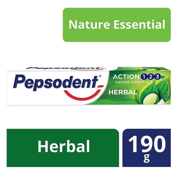 PEPSODENT T.PASTE COMP8 HERBAL 190G X 48