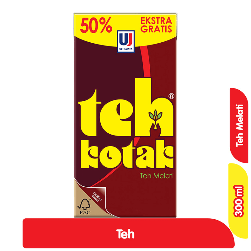 Ultra Teh Kotak Melati 300 ml