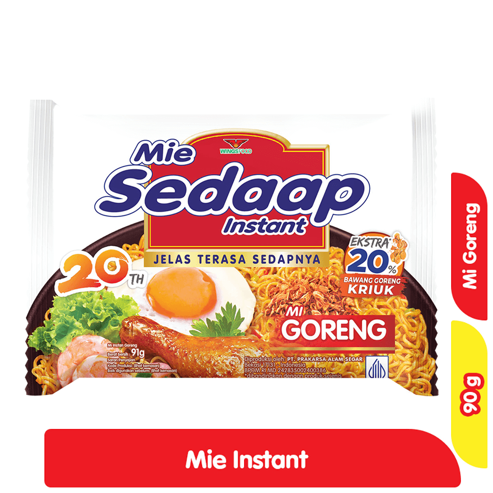 Sedaap Mi Instan Goreng 90 g