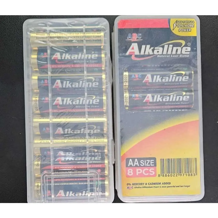 Alkaline ABC AA LR 06 Isi 8 pcs