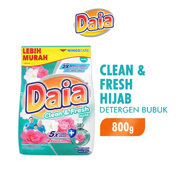 DETERGEN DAIA CLEAN&FRESH HIJAB 800gr