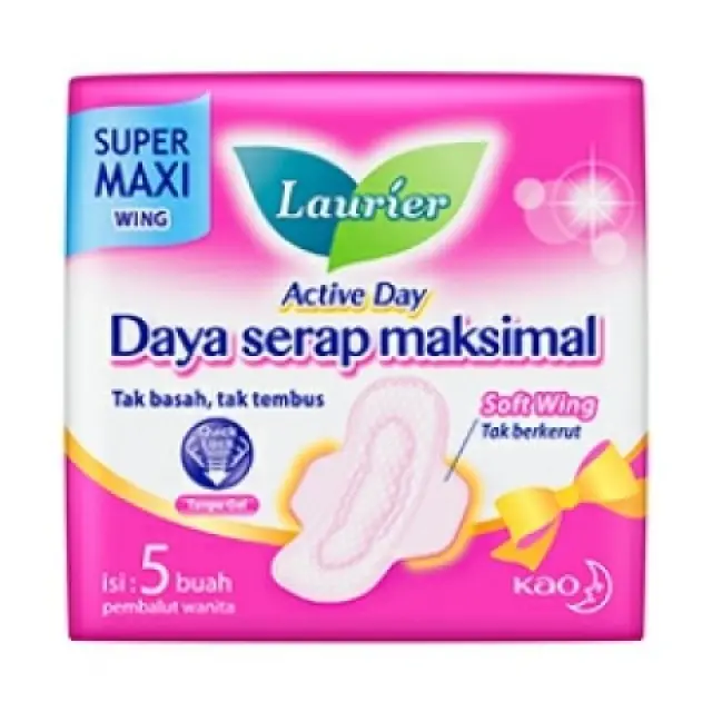 LAURIER PEMBALUT ACTIVE DAY X-TRA WING PCK 5's