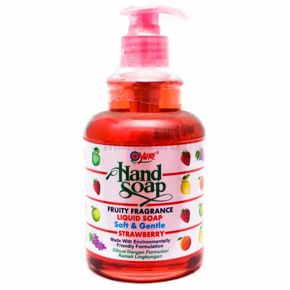 YURI HAND SOAP PUMP STRAWBERRY 410 ML