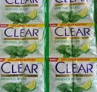 CLEAR MENTHOL SEGAR SACHET 11ML