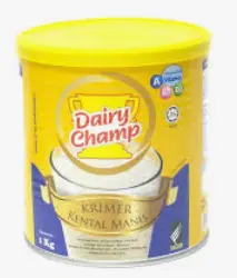 SUSU KENTAL MANIS DAIRY CHAMP PUTIH KALENG 1KG