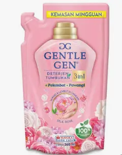 GENTLE GEN DETERJEN CAIR SILK ROSE PINK PCH 360ml