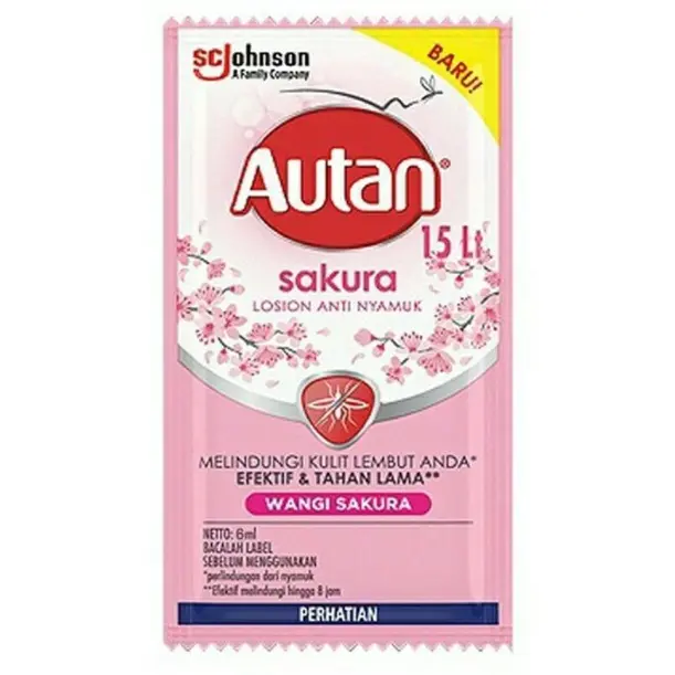 AUTAN LOTION ANTI NYAMUK SAKURA SCT 6mL