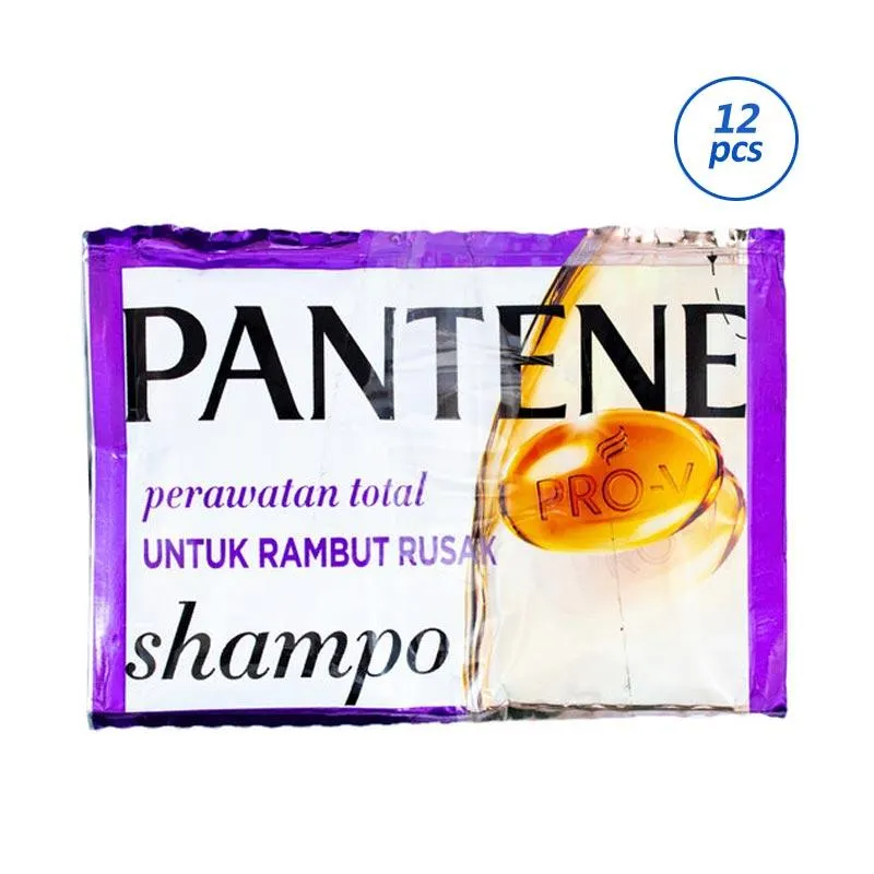  PANTENE SHAMPO 10GR PERAWATAN TTL RAMBUT RUSAK ISI 12 SCH