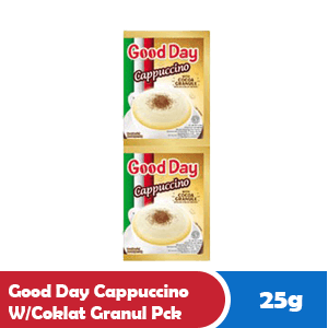 [1255] GOOD DAY KOPI INSTANT CAPPUCCINO W/COKLAT GRANUL RCG 10x25g