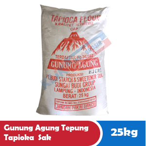 [1304] GUNUNG AGUNG TEPUNG TAPIOKA SAK 25 kg