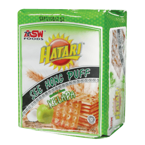 [1367] HATARI CRACKERS SEE HONG PUFF KELAPA PCK 260/245g
