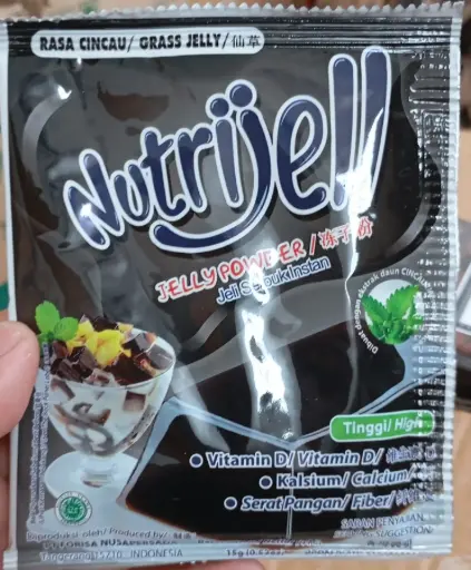 [2587] NUTRIJELL KONNYAKU JELLY POWDER CINCAU PCK 15g