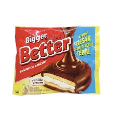 [3137] ROMA SANDWICH BETTER COKLAT - VANILA PCK 22/27g