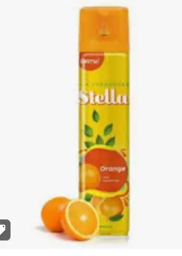 [3567] STELLA AIR FRESHENER AEROSOL TROPICAL ORANGE KLG 400mL