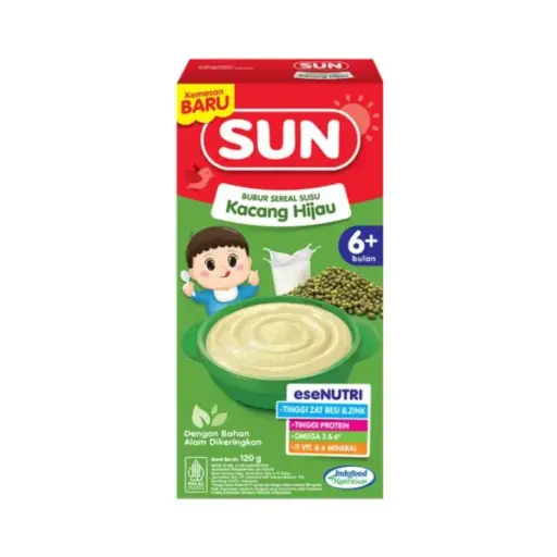 [3608] SUN BUBUR SEREAL SUSU KACANG HIJAU BOX 120g