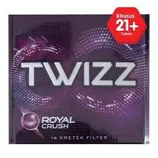 [3820] TWIZZ ROKOK FILTER ROYAL CRUSH BKS 12'S