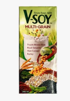 [3960] V-SOY SOYA BEAN MILK MULTI-GRAIN TPK 200mL