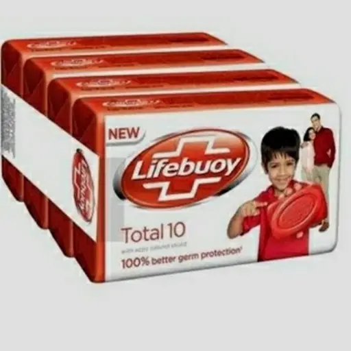 [4445] LIFEBUOY SOAP TOTAL 10 PACK - 60G