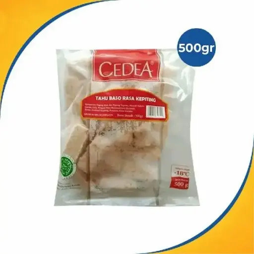 [5086] TAHU BASO IKAN RASA KEPITING 500GR 