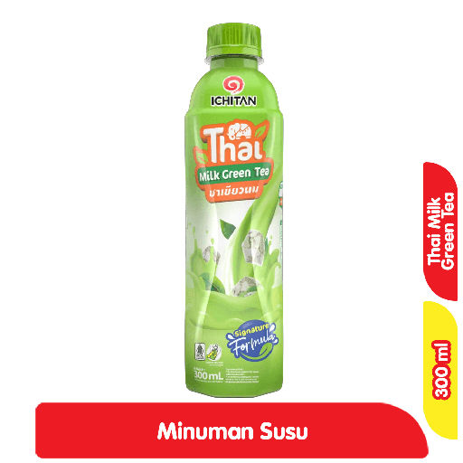 [6034] Ichitan Thai MIlk Greentea Pet 300 ml