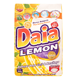 [641] DAIA DETERGENT BUBUK SENSASI FRUITY LEMON BAG 850/800g