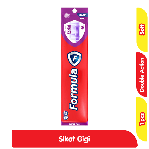 [7154] Formula Sikat Gigi Silver Protector Double Action Soft