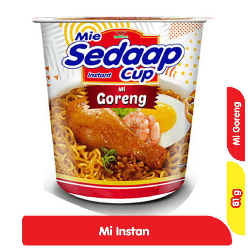 [7781] Sedaap Mi Instan Cup Mi Goreng 81 g