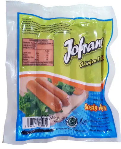 [8644] SOSIS JOFRANS RASA AYAM (10 batang)