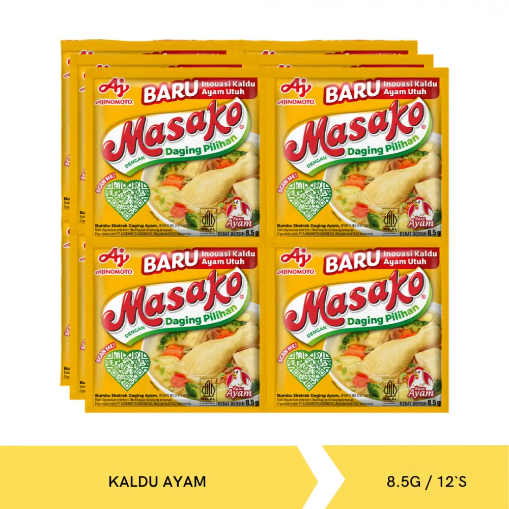Masako Ayam Renteng 9gr X 12 sachet