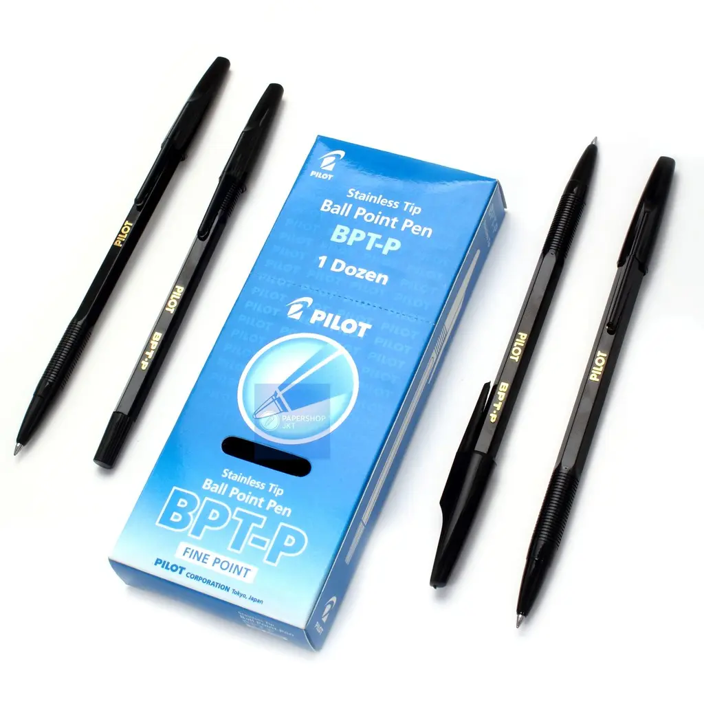 PULPEN BPT-P PILOT HITAM ISI 12 PCS 