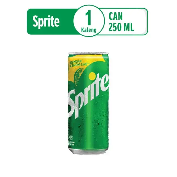 [3558] SPRITE SOFT DRINK SLIM KLG 250 ML