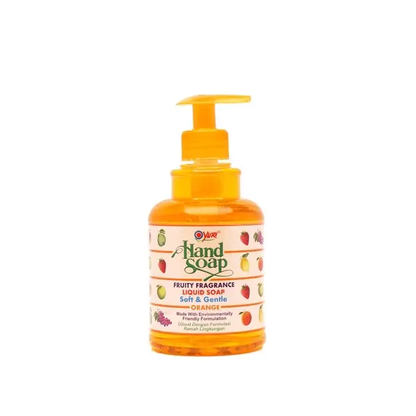 YURI HAND SOAP PUMP ORANGE 410 ML 