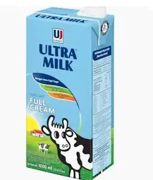SUSU UHT FULL CREAM MEREK ULTRAMILK Kemasan 1000ML