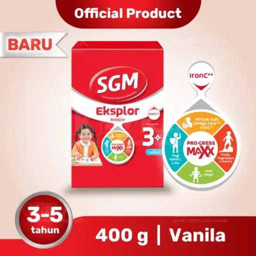SGM EKSPLOR 3+ VANILA UK 400 GR 